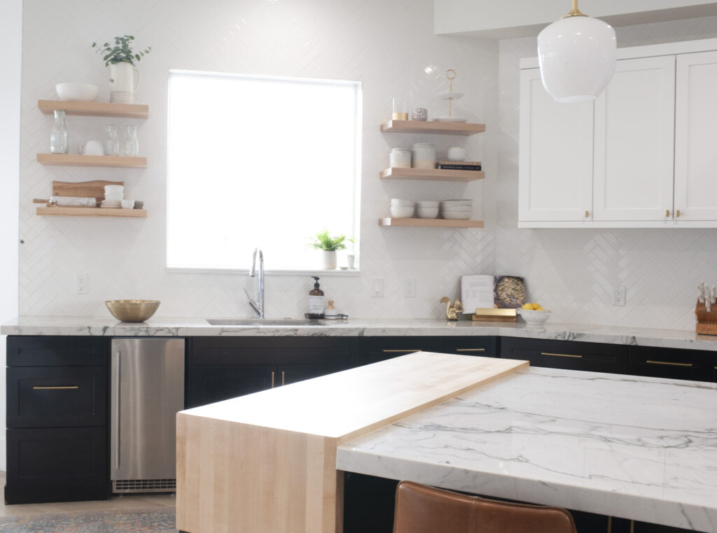 Kitchen Butcher Block View